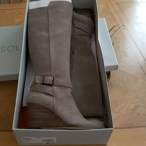 Sole Society  8.5M wedge boots